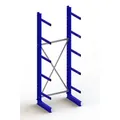 META Kragarmregal META MULTISTRONG M Grundfeld einseitig, RAL 5010 enzianblau Produktbild