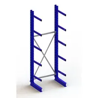 META Kragarmregal META MULTISTRONG M Grundfeld einseitig, RAL 5010 enzianblau Produktbild