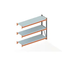 Produktbild von META® - Großfachregal AR 2200 x 2700 x 800 vzk / RAL 2001 multipal S mit Stahlp