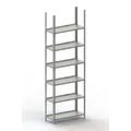 META Schraubregal Büro META COMPACT Grundfeld, verzinkt Produktbild