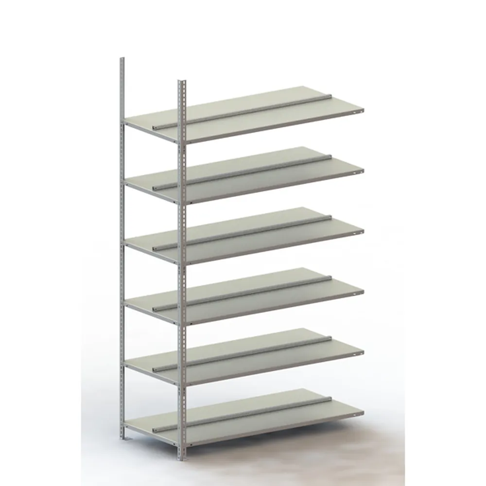 META Schraubregal META COMPACT doppelseitig, Anbaufeld, verzinkt Produktbild img1 L