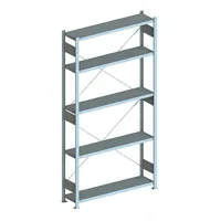 Produktbild von META® - Grundregal CLIP 230 2500 x 1300 x 300 vzk kpl. mit 5 Böden
