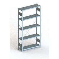 Produktbild von META® - Grundregal CLIP 100 S3 Längsriegel 2000x1000x300 5 Böden, vzk, zerlegt
