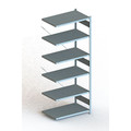 Produktbild von META® - Anbauregal CLIP 150 S3 2500 x 1000 x 600 RAL 7035 kpl. mit 6 Böden