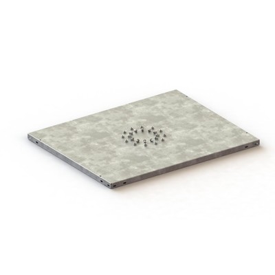 Produktbild von META® - Abdeckboden 750 x 600mm verzinkt Compact mit Schrauben komplett
