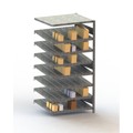 Produktbild von META® - Schrägbodenregal Clip 14° S3 AR 2000 x 1000 x 500 vzk kpl. 8 Böden
