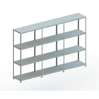 META FIX SET 150 Regal 2000 x 3008 x 504 vzk kpl. mit 12 Böden ( 3 Felder ) Produktbild