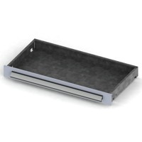 Produktbild von META® - Schublade 1000x100x400 RAL 7035/vz. 70kg Vollausz. Ausz.sperre Bef.mate