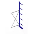 META Kragarmregal META MULTISTRONG L Anbaufeld einseitig, RAL 5010 enzianblau Produktbild