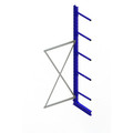 META® Kragarmregal META MULTISTRONG L Anbaufeld einseitig, RAL 5010 enzianblau Produktbild