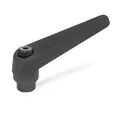 Produktbild von Ganter Norm® - Verstellbare Klemmhebel, Zink-Druckguss, Einsatz Stahl brüniert,