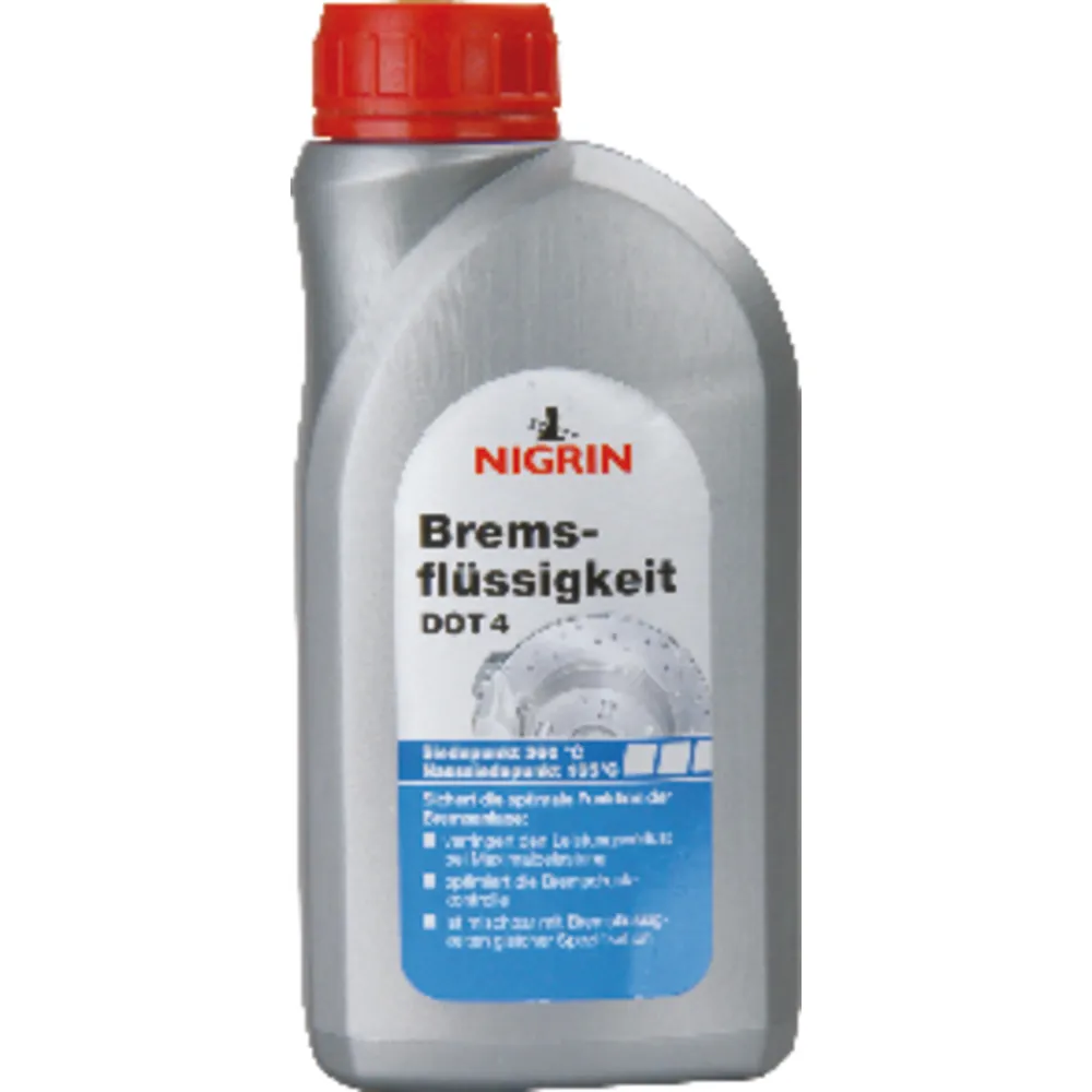 NIGRIN Bremsflüssigkeit DOT 4, nach ISO 4925, 500ml Dose Produktbild img1 L