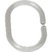 WENKO® Duschvorhang-Ringe transparent, 12-er Set Produktbild