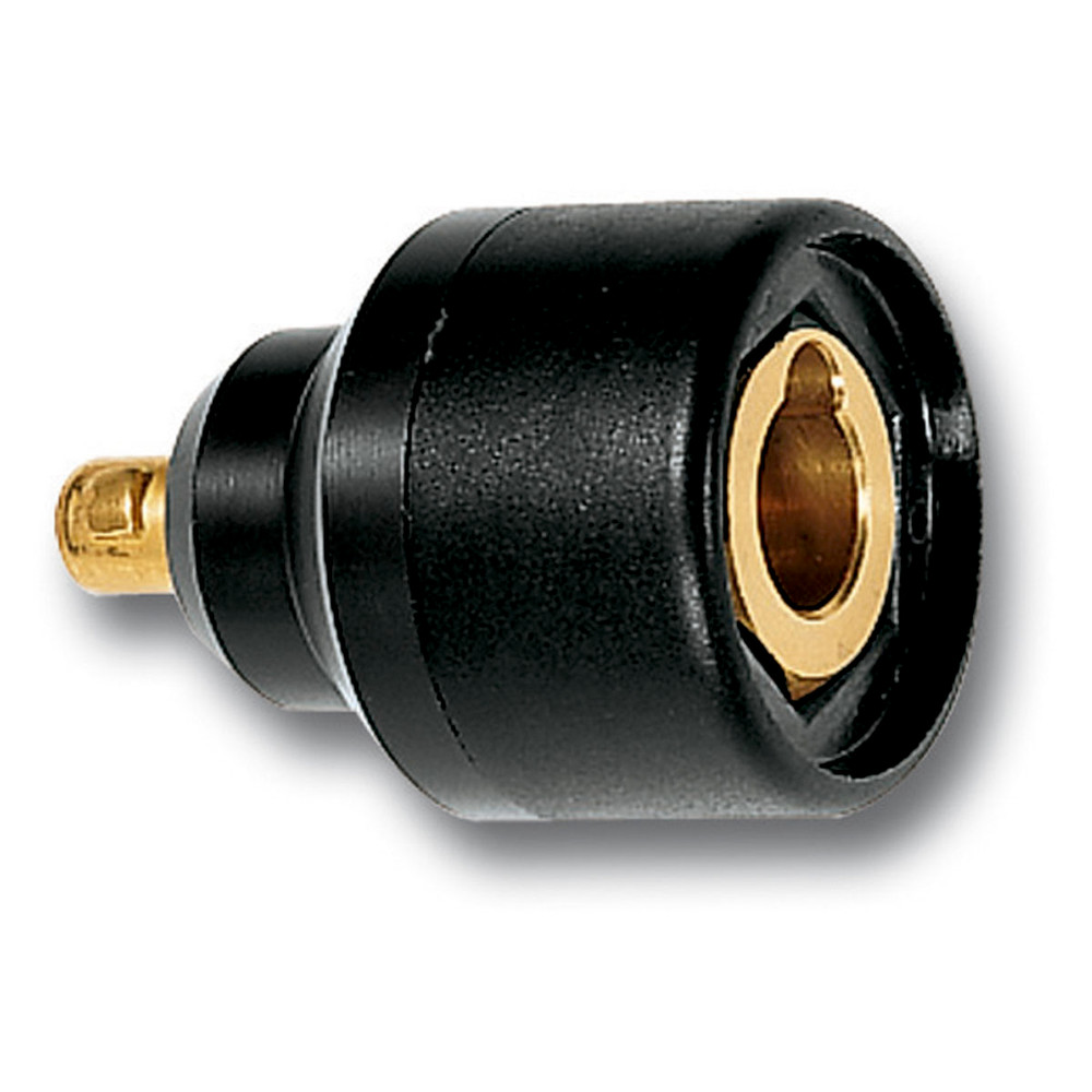ELMAG Schweißkabel-Adapter Stecker ø9mm 10/16/25mm² auf Kupplung ø13mm 35/50/70mm² Produktbild img1 L