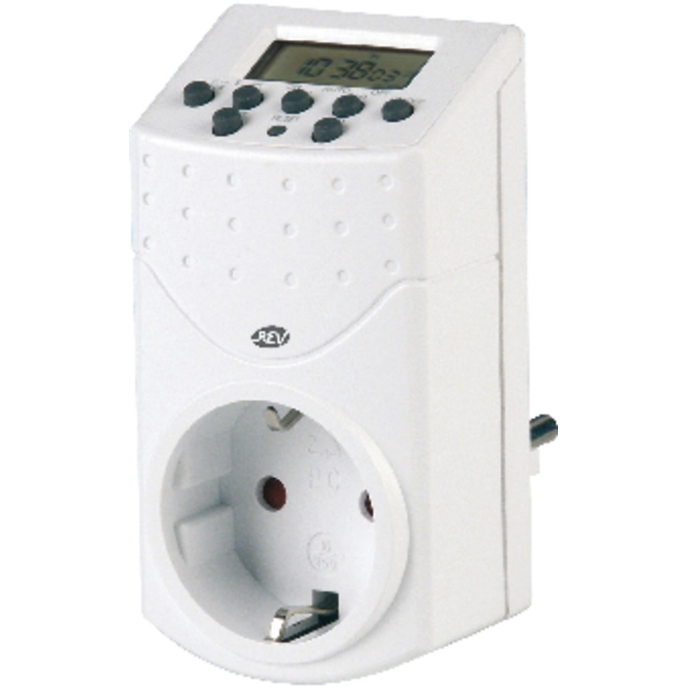 REV Ritter Zeitschaltuhr digital bis 1800 W, weiß Produktbild img1 L