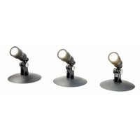 REV Ritter LED Außen- und Unterwasse beleuchtung Aqua Spot Set 3x1W Produktbild