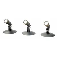 REV Ritter LED Außen- und Unterwasse beleuchtung Aqua Spot Set 3x1W Produktbild