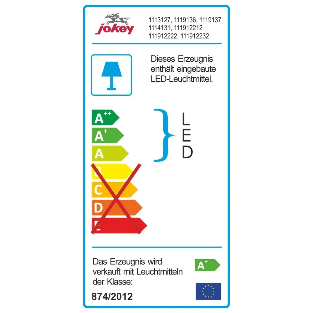 Jokey Spiegelschrank Kandi LED weiß 60 x 70,2 (65) x 19,4 (14,3)cm Produktbild img3 L
