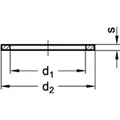 Produktbild von Ganter Norm® - Dichtringe, für Verschlussschrauben DIN 908 / DIN 910, Kupfer / 