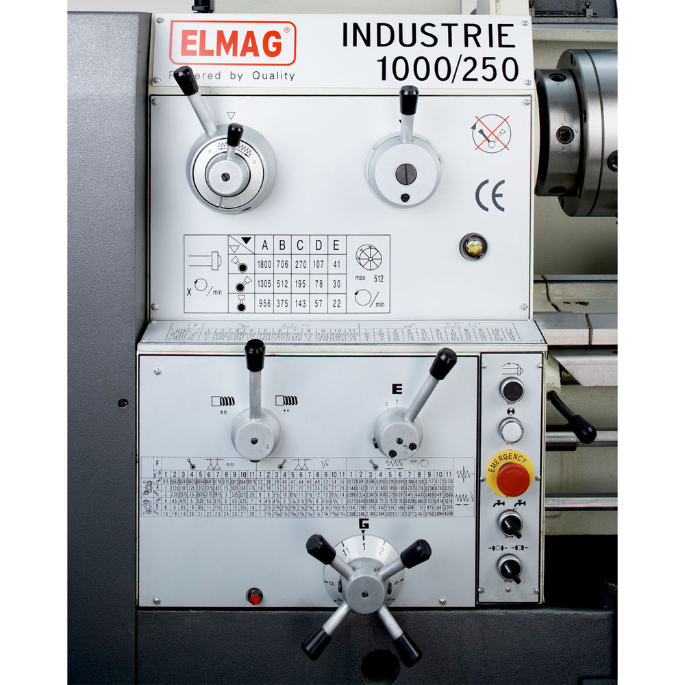 ELMAG Universal-Drehmaschine INDUSTRIE 1500/250, betriebsbereit Produktbild img2 L
