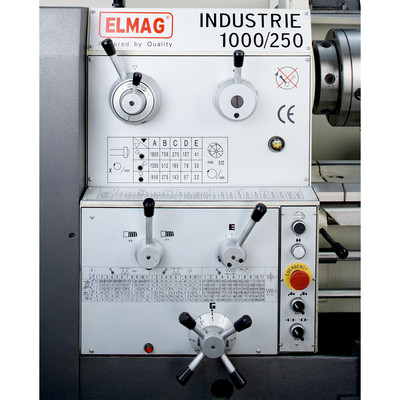 ELMAG - Universal-Drehmaschine INDUSTRIE 1500/250, betriebsbereit ...