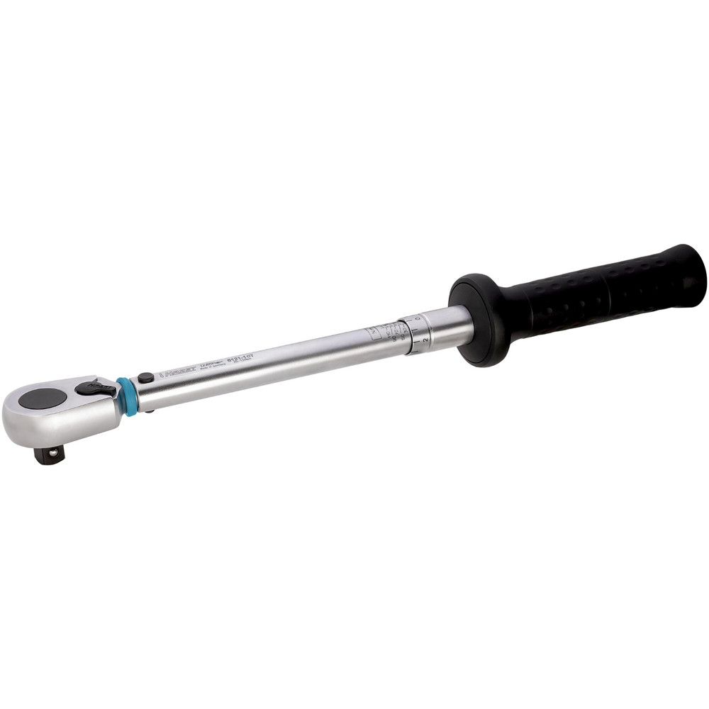 HAZET Drehmomentschlüssel 6121-1CT ∙ Drehmomentbereich min-max: 20 – 120 Nm ∙ Genauigkeit: 2% ∙ 1/2 Zoll (12,5 mm) Vierkant massiv ∙ Länge: 437 mm Produktbild img1 L