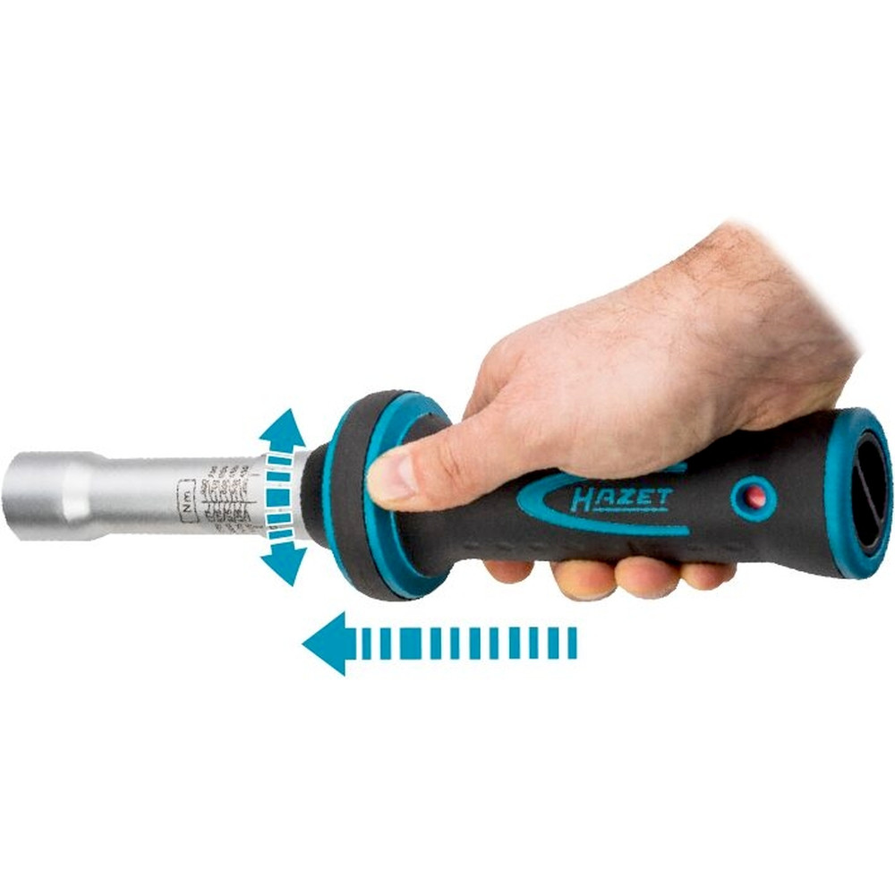 HAZET Drehmomentschlüssel 6170-1CT ∙ Drehmomentbereich min-max: 800 – 2000 Nm ∙ Genauigkeit: 4% ∙ 1 Zoll (25 mm) Vierkant massiv ∙ Länge: 3033 mm Produktbild img4 L