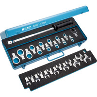 HAZET Drehmomentwerkzeug Satz 6292-1CT/28 ∙ 14 x 18 mm Einsteck-Vierkant hohl ∙ 28-teilig ∙ 13 – 32 Produktbild