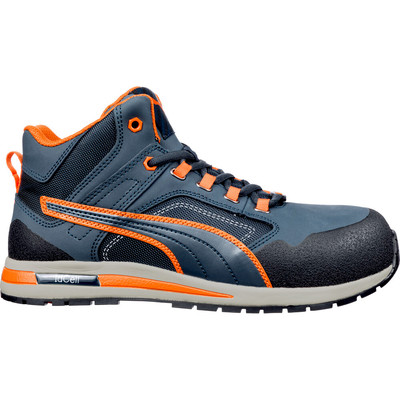 Puma Safety Crosstwist Mid S3S Fo Hro Sr, Blau/orange, 36