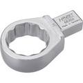 HAZET Einsteck-Ringschlüssel 6630D-34 ∙ 14 x 18 mm Einsteck-Vierkant massiv ∙ Außen Doppelsechskant-Tractionsprofil ∙ SW 34 mm Produktbild img1 S