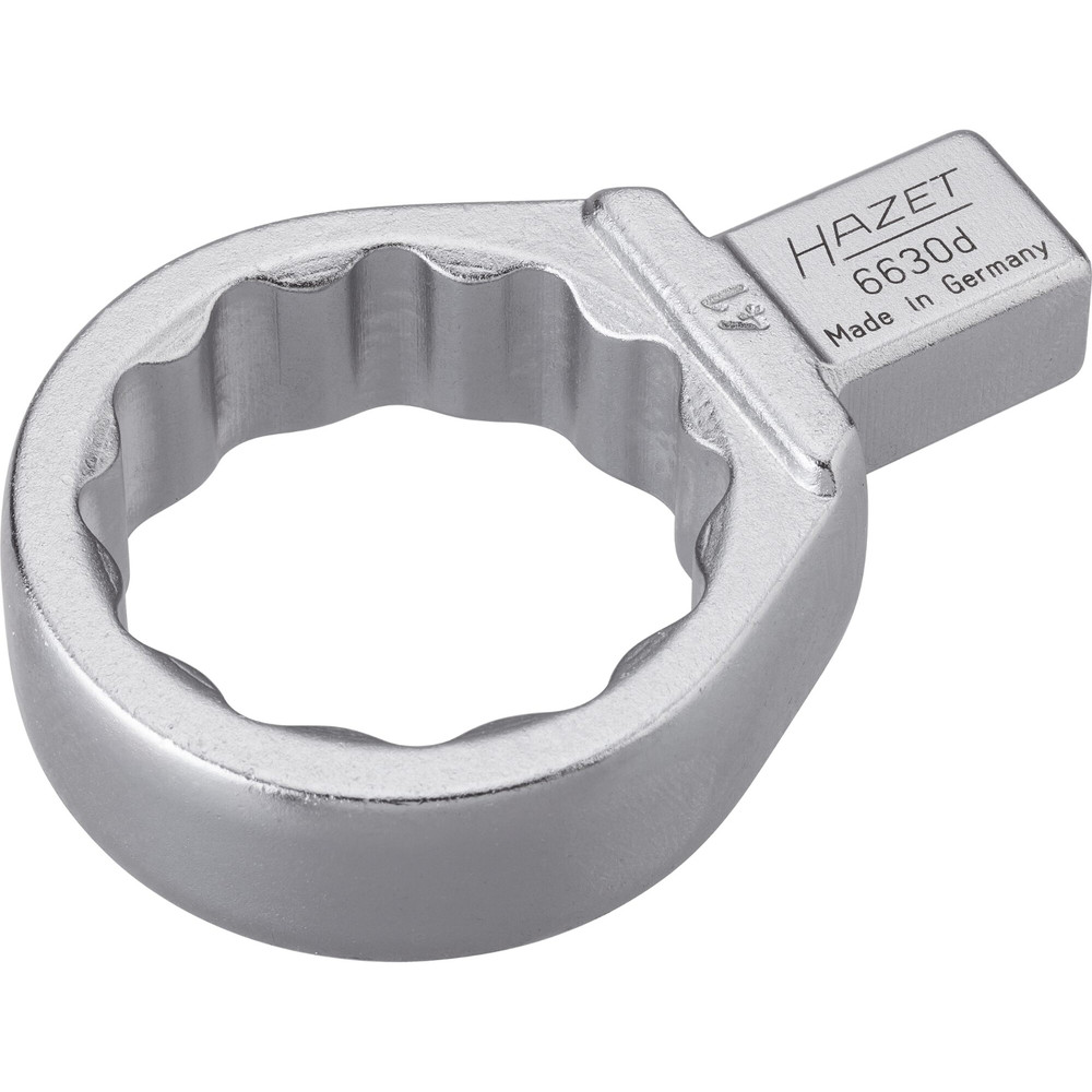 HAZET Einsteck-Ringschlüssel 6630D-41 ∙ 14 x 18 mm Einsteck-Vierkant massiv ∙ Außen Doppelsechskant-Tractionsprofil ∙ SW 41 mm Produktbild img1 L
