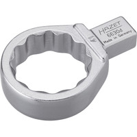 HAZET Einsteck-Ringschlüssel 6630D-41 ∙ 14 x 18 mm Einsteck-Vierkant massiv ∙ Außen Doppelsechskant-Tractionsprofil ∙ SW 41 mm Produktbild