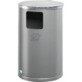 VAR® Abfallsammler 30 l silber verschließbar Produktbild