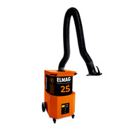 ELMAG Absauganlage, fahrbar, SmartFil, Absaugarm ø150mm in Rohrausführung Produktbild