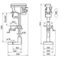 ELMAG PREMIUM Highspeed-Säulenbohrmaschine V25E PGM, schwenkbarer Schraubstocktisch Produktbild img2 S