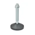 Produktbild von Ganter Norm® - Gelenkfüße, Fuß Kunststoff / Verstellspindel Stahl (344-125-M16-