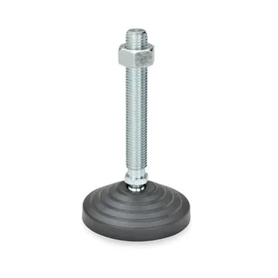 Produktbild von Ganter Norm® - Gelenkfüße, Fuß Kunststoff / Verstellspindel Stahl (344-125-M16-