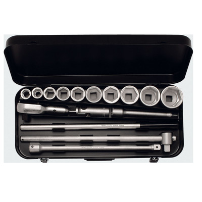 Produktbild von ELORA - Steckschlüssel-satz 3/4", sechskant, 16-teilig 22-50 mm, ELORA-771-S10 