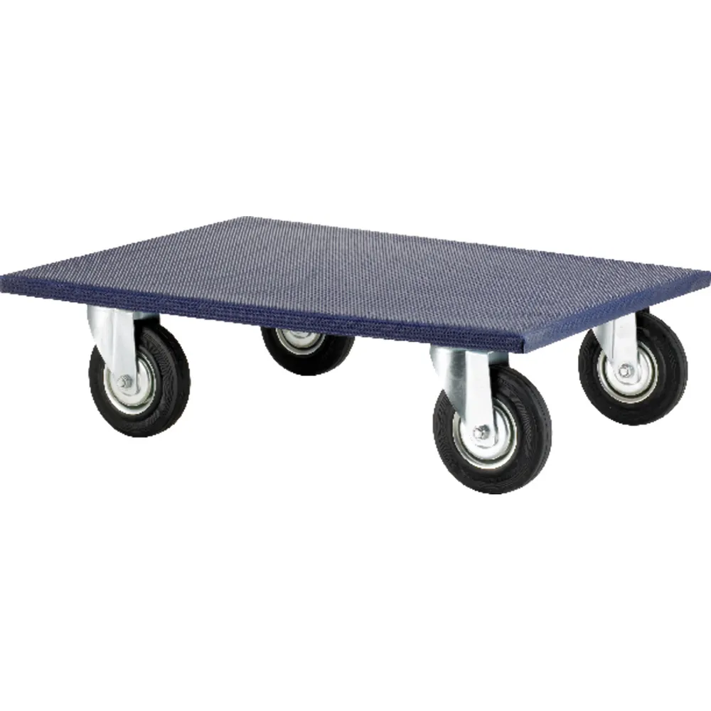 Möbelroller 600x500mm, 500kg, Vollgummiräder ø125mm Produktbild img4 L