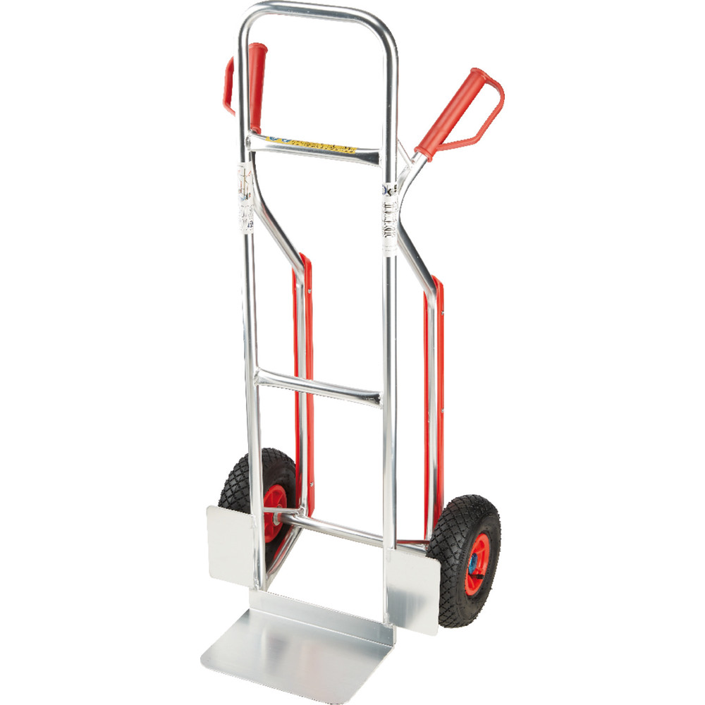 Alu-Transportkarre 150kg, 305 x 210mm, Luftreifen Produktbild img1 L