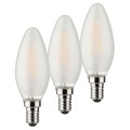 Produktbild von MÜLLER-LICHT - Retro LED E14 4W 3er SET Kerze 470lm