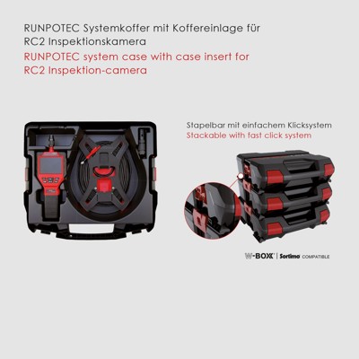 Produktbild von RUNPOTEC - RUNPOCAM RC2 Multifunktionskamera 30m inkl. RUNPOSTICKS Comfort