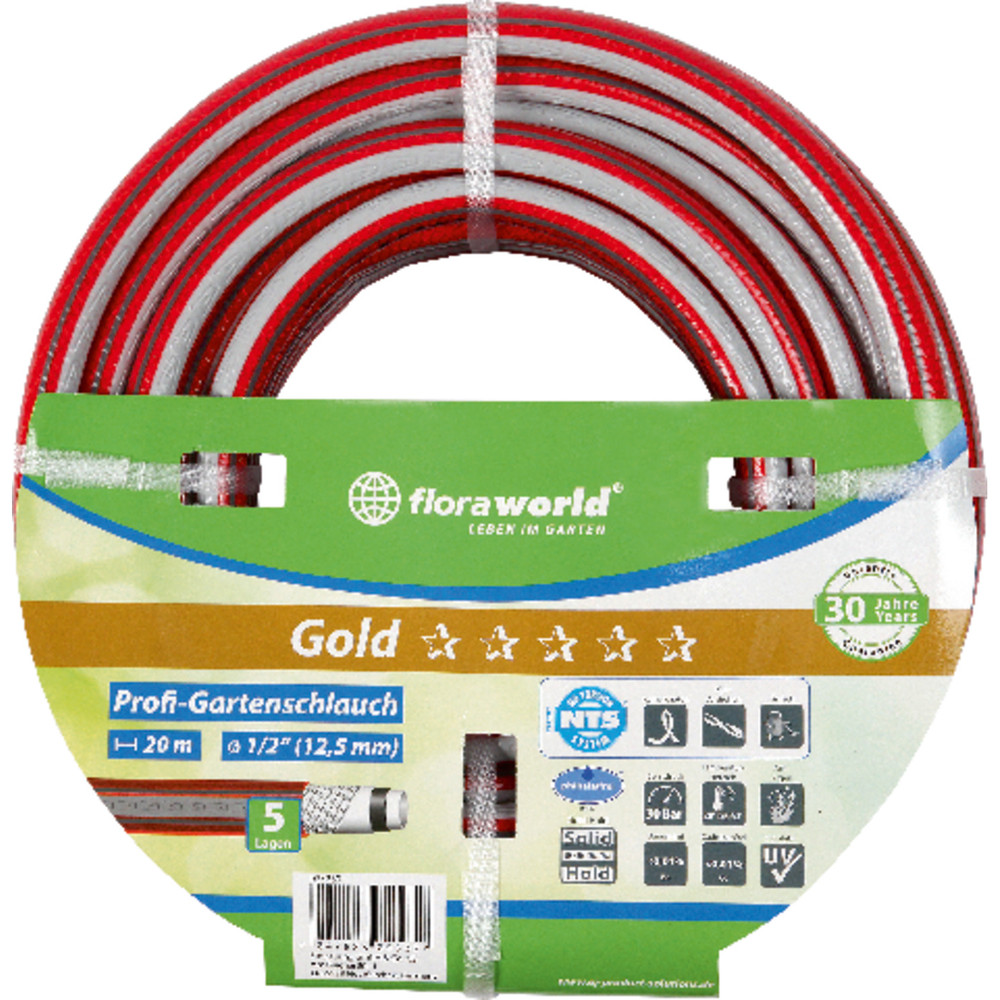 floraworld Profi-Wasserschlauch GOLD Produktbild img1 L
