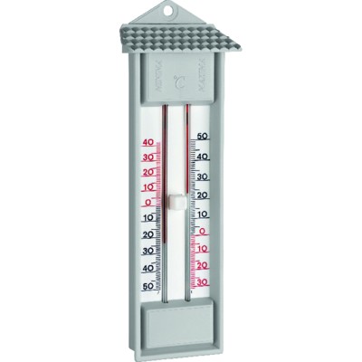 Produktbild von TFA - Thermometer Maximum-Minimum, Kunststoff, grau