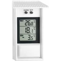 TFA Thermometer Maximum-Minimum, digital für Innen und außen, Kunststoff, weiß Produktbild