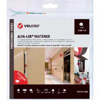 VELCRO ALFA-LOK® Fastener schwarz 25mm Produktbild