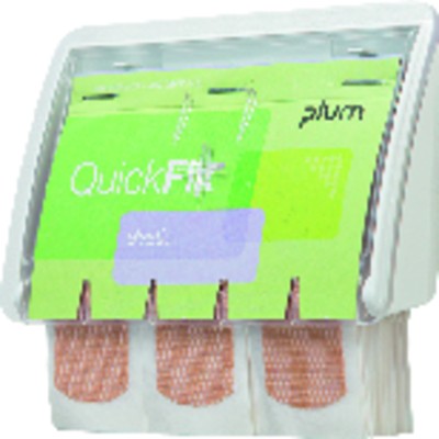 Pflasterspender QuickFix UNO (1x 45 Pflaster), transparent