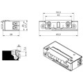 Produktbild von Openers & Closers - Elektro-Türöffner,mit Arretierung 52B10 AC/DC, B 16, H 65,5