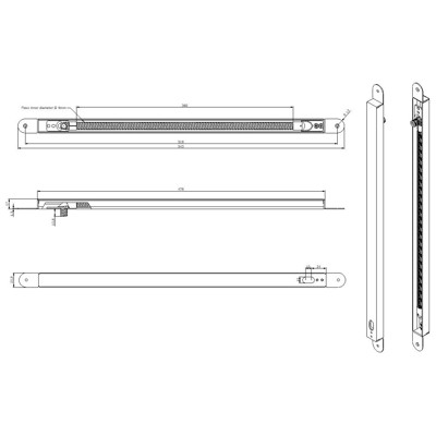 Produktbild von Openers & Closers - Openers&Closers Kabelübergang FXE,verdeckt,mit Einbaugehäus