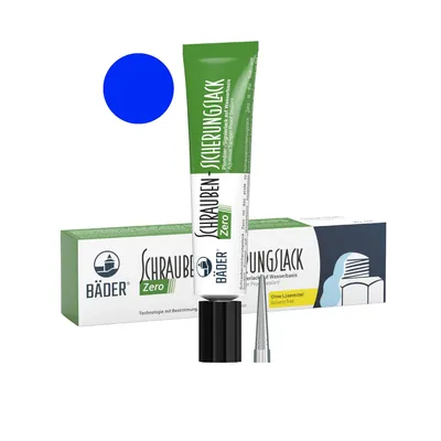 Produktbild von BÄDER® - Schraubensicherungslack ZERO REIHE Blau 20ml